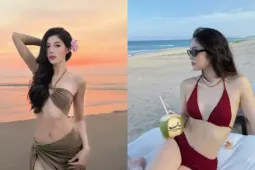 Dàn hot girl bóng chuyền "đốt mắt" khi diện bikini