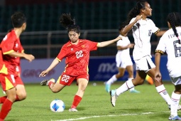 Kết quả bóng đá U19 nữ Việt Nam - U19 nữ Timor Leste: Chiến công tưng bừng, độc chiếm ngôi đầu (giải Đông Nam Á)