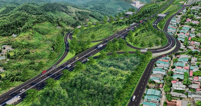 Phương án minh họa cao tốc Quy Nhơn - Pleiku.