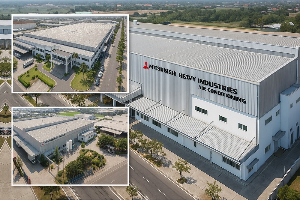 Toàn cảnh hệ thống 3 nhà máy hiện đại của Mitsubishi Heavy Industries tại Thái Lan - Trái tim hội tụ tinh hoa công nghệ và tinh thần Nhật Bản.