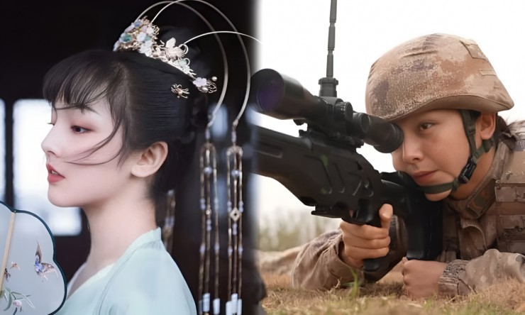 Nữ quân nhân được ví như Địch Lệ Nhiệt Ba - 1