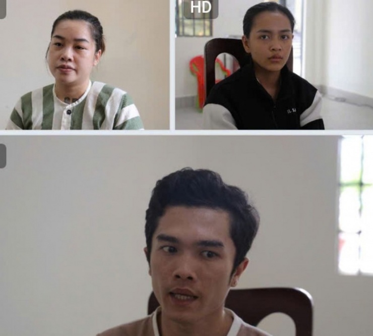 Các đối tượng gây án.