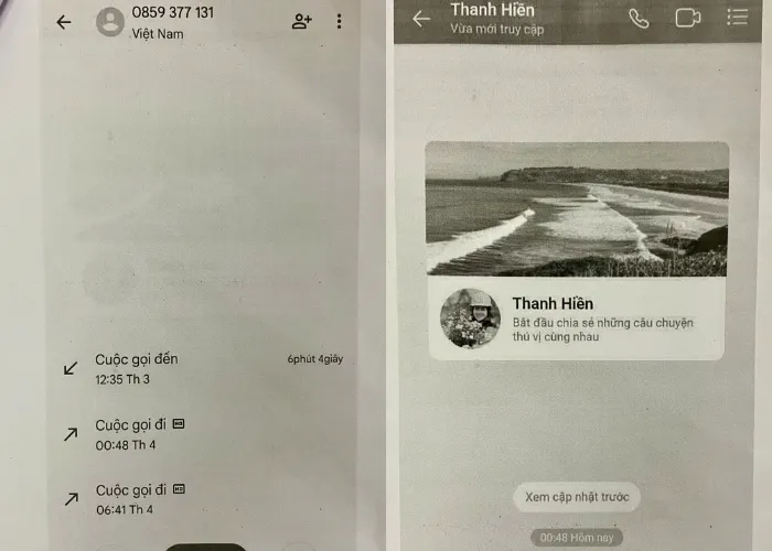 Bà NTA đã sao chụp các tài liệu chứng cứ để trình báo cơ quan chức năng. Ảnh: TL