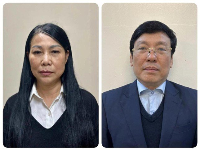 Cựu Bí thư Tỉnh ủy Vĩnh Phúc Hoàng Thị Thúy Lan và cựu Chủ tịch UBND tỉnh Vĩnh Phúc Lê Duy Thành thời điểm mới bị bắt.&nbsp;