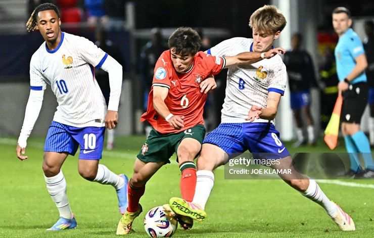 U21 Bồ Đào Nha và U21 Pháp hòa nhau không bàn thắng