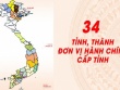 [Infographic] Tổng quan 34 tỉnh, thành phố trên cả nước