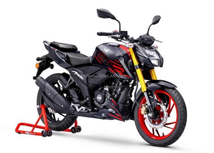 TVS Apache RTR 200 4V 2025 trình làng: Giá ngang Air Blade 160, trang bị 