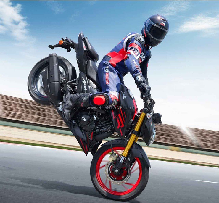 TVS Apache RTR 200 4V 2025 trình làng: Giá ngang Air Blade 160, trang bị 