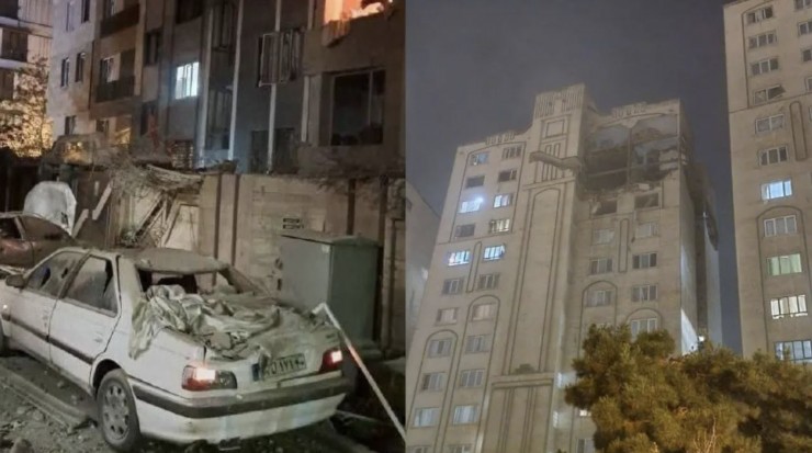 Cảnh tượng thiệt hại sau vụ tấn công của Israel tại Tehran. Ảnh: The Jerusalem Post