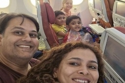 Bức ảnh selfie cuối cùng của gia đình 5 người thiệt mạng trong vụ rơi máy bay ở Ấn Độ