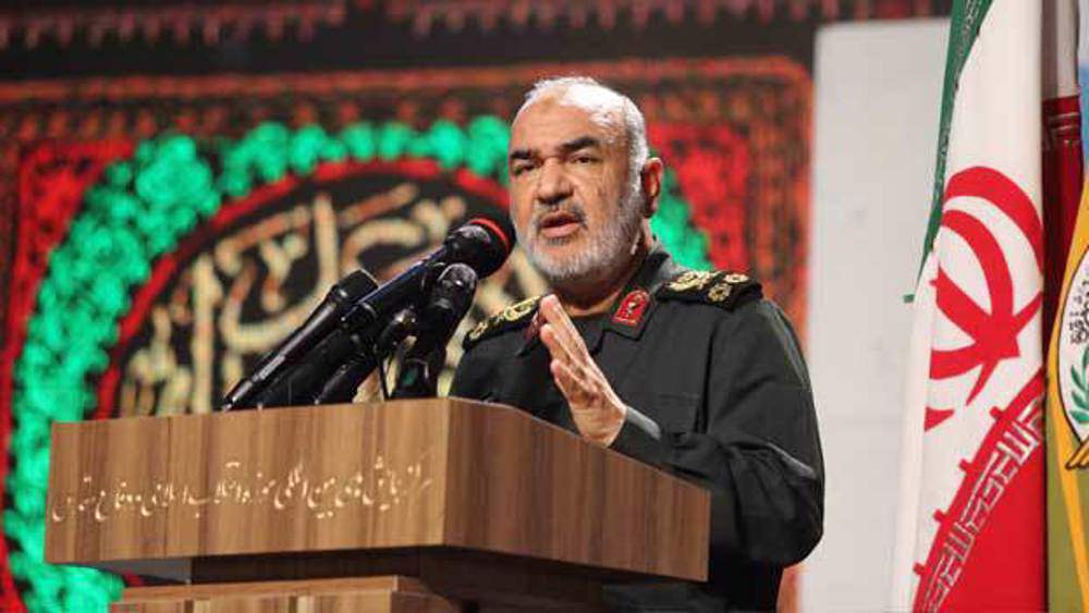 Iran xác nhận thiếu tướng Hossein Salami, Tư lệnh Lực lượng Vệ binh Cách mạng Hồi giáo Iran (IRGC), thiệt mạng hôm 13/6. Ảnh: Press TV.