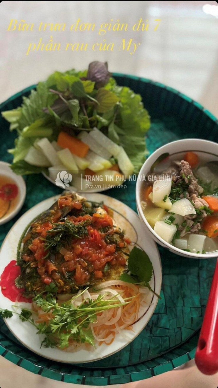 Hoa hậu Đền Hùng Giáng My ở biệt thự 1000m2 ăn đơn sơ toàn rau với tô hoa quả duy trì vẻ đẹp không tuổi - 8