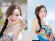 Á hậu làm mẹ tuổi đôi mươi, sở hữu làn da trắng phát sáng