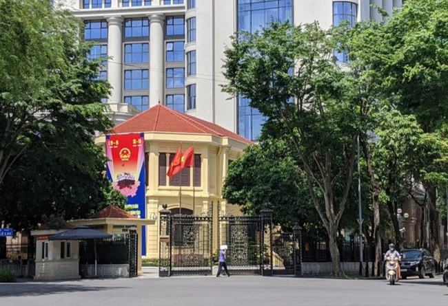 Trụ sở Thành ủy Hà Nội. Ảnh: NLĐO