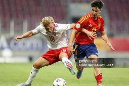 Video bóng đá U19 Tây Ban Nha - U19 Đan Mạch: Merino định đoạt trong hiệp 1 (U19 châu Âu)