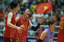 ĐT bóng chuyền nữ Việt Nam - Philippines: Thắng lợi áp đảo, hoàn tất hat-trick (Chung kết AVC Cup)