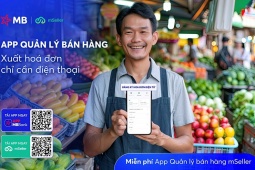 MB chính thức tặng miễn phí: App quản lý bán hàng, xuất hóa đơn điện tử chỉ cần điện thoại