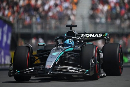 Đua xe F1, Canadian GP: Russell và Mercedes dẫn đầu, Leclerc và Stroll gây tai nạn cờ đỏ