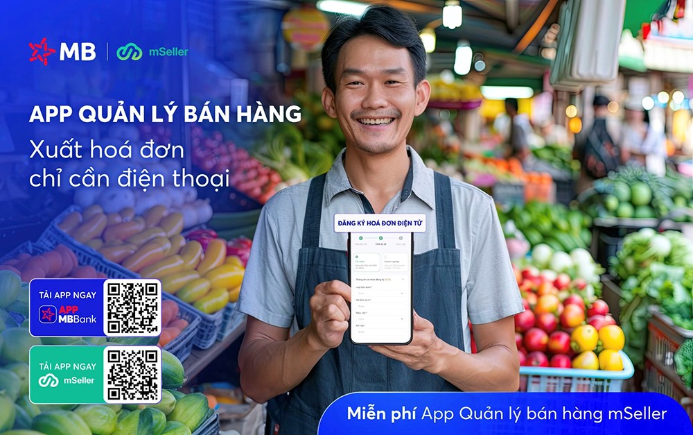 &nbsp;“mSeller – App quản lý bán hàng, xuất hóa đơn, chỉ cần điện thoại”