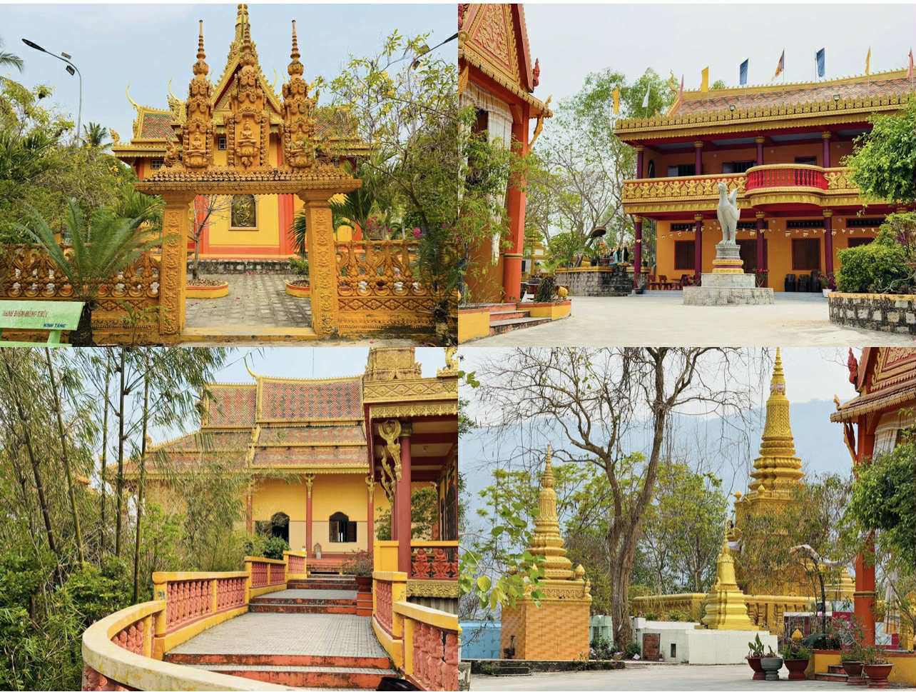 Ngôi chùa ở An Giang như &#39;lơ lửng trên cao&#39;, khách leo 240 bậc đến chiêm bái - 2
