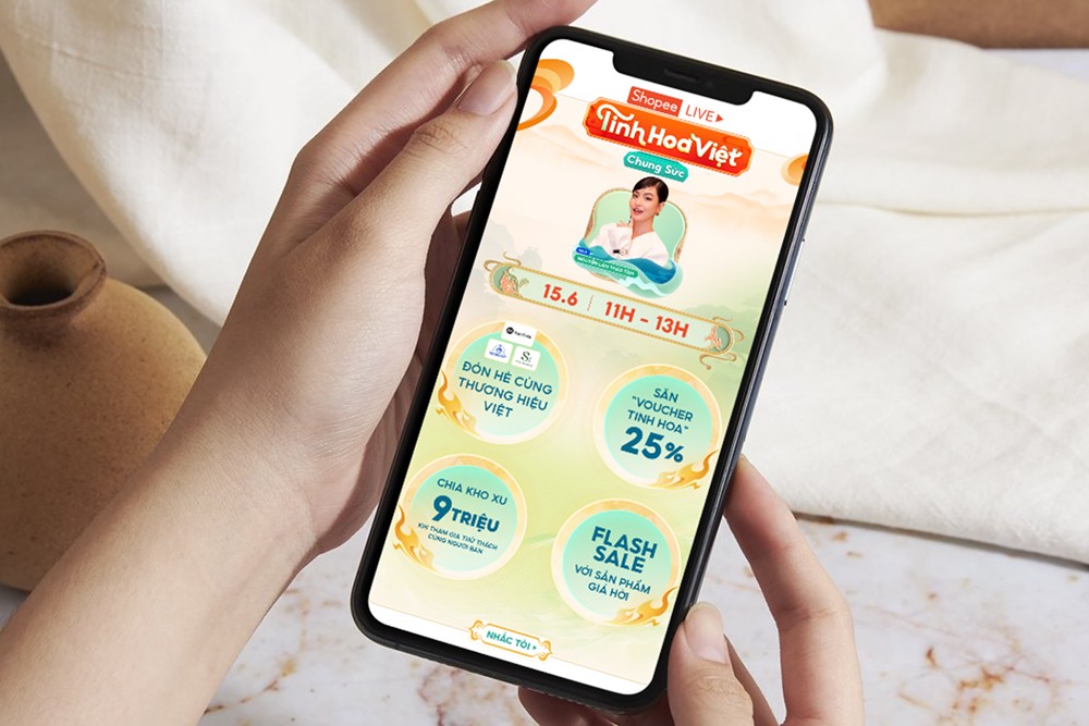 Phối hợp với Shopee trong chương trình Tinh Hoa Việt Chung Sức, S:kin Heritage không chỉ chia sẻ các câu chuyện truyền cảm hứng “người Việt dùng hàng Việt” mà còn mang đến nhiều ưu đãi độc quyền cho người dùng.