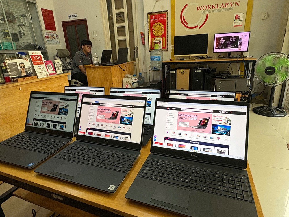 Đa dạng các sản phẩm máy cũ chất lượng