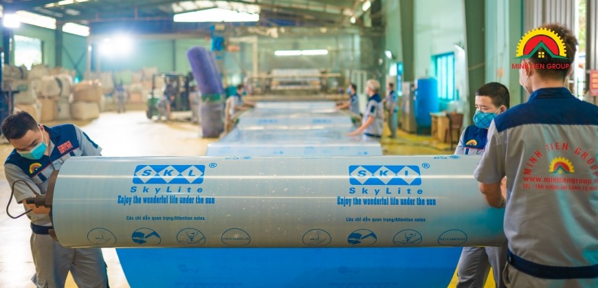 Tấm polycarbonate đáp ứng được điều kiện sản xuất, thành công xuất khẩu sang thị trường Mỹ