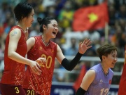 ĐT bóng chuyền nữ Việt Nam - Philippines: Thắng lợi áp đảo, hoàn tất hat-trick (Chung kết AVC Cup)
