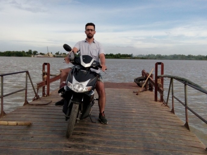 Anh Andrea trong chuyến du lịch ở Việt Nam. Ảnh: Nhân vật cung cấp