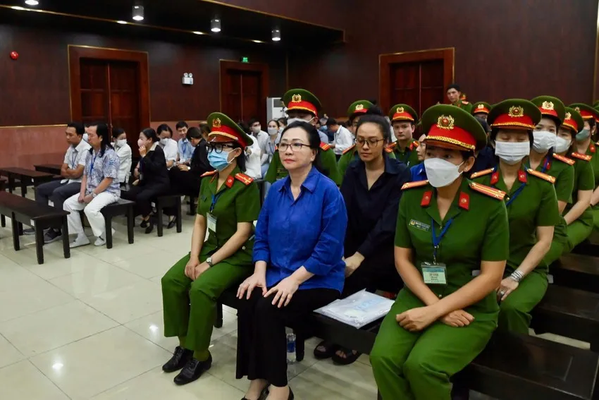 Toàn cảnh phiên xét xử phúc thẩm giai đoạn 2 vụ Vạn Thịnh Phát. Ảnh: NGUYỄN TIẾN