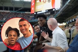 Youtuber nổi tiếng bất ngờ được " làm " Chủ tịch FIFA, ngồi cạnh Ro béo gây bão mạng