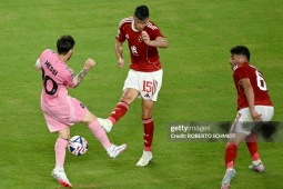 Căng thẳng Inter Miami đấu Al Ahly: Messi bị phạm lỗi không thương tiếc