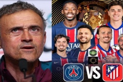 HLV Enrique nhắm "ăn 5" với PSG, tuyên bố Dembele xứng đáng Quả bóng vàng