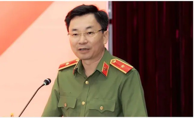 Thiếu tướng Trương Sơn Lâm chia sẻ tại buổi gặp mặt lãnh đạo chủ chốt của Tổng công ty Viễn thông MobiFone. (Ảnh: MobiBeat).