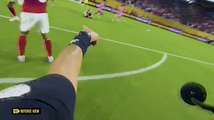 Góc nhìn của trọng tài&nbsp;Alireza Faghani khi thổi phạt đền cho Al Ahly