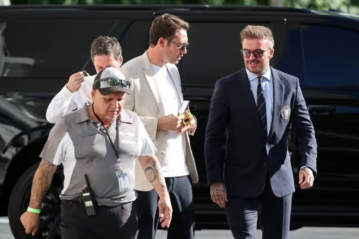Cựu danh thủ David Beckham cổ vũ cho&nbsp;Inter Miami, đội bóng mà anh là đồng sở hữu