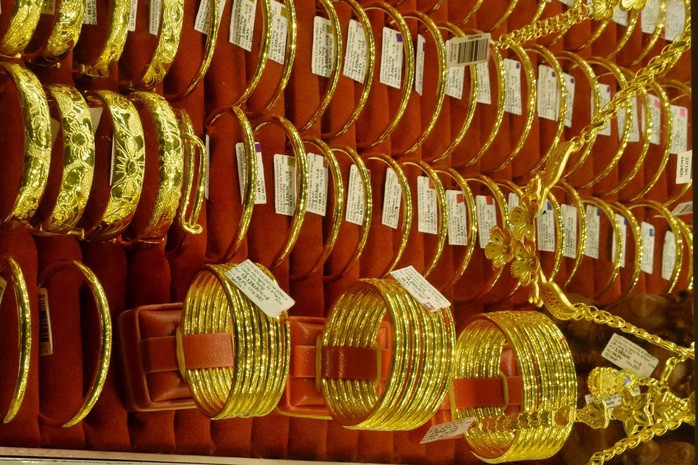 Giá vàng hôm nay đồng loạt đi lên