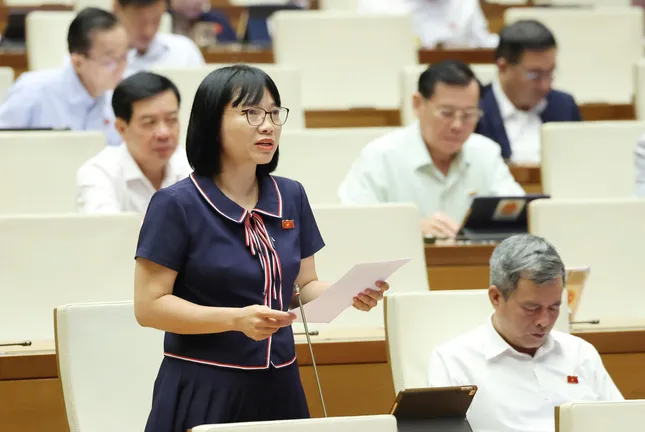 Đại biểu Nguyễn Thị Việt Nga. Ảnh: Như Ý