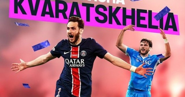 Lập cú đúp kiến tạo giúp PSG thắng đậm Atletico Madrid, tiền đạo Khvicha Kvaratskhelia đắt giá thế nào?