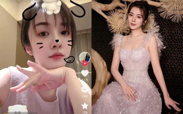 Vương Hiểu Thần bị "soi" không đeo nhẫn cưới, có động thái né tránh chuyện kết hôn với Du Hạo Minh. (Ảnh: Weibo).