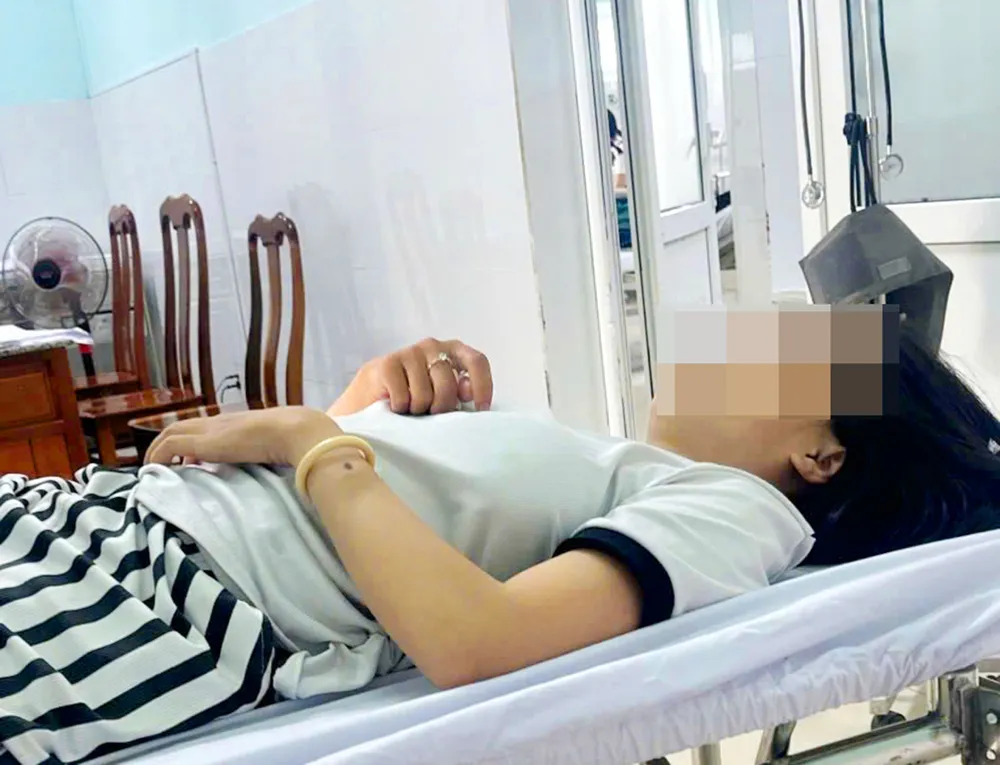 TH đang được điều trị tại bệnh viện.