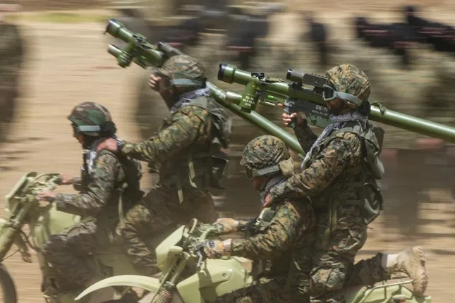 Các chiến binh Hezbollah. (Ảnh: AP)