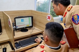 Từ tháng này thi sát hạch lái xe cơ giới theo đề mới do Bộ Công an cung cấp