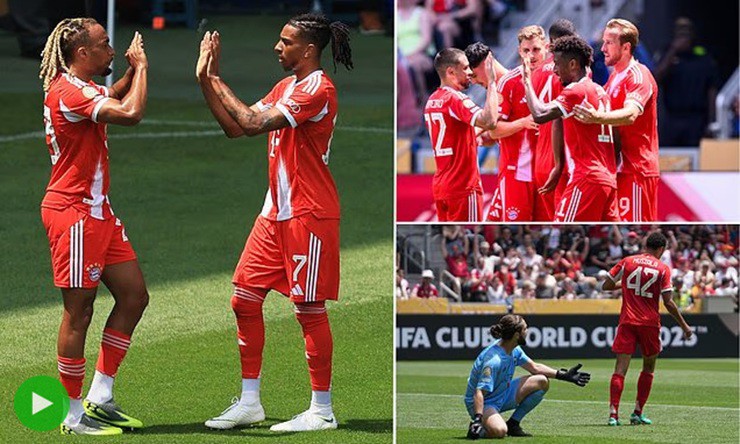 Bayern Munich nhấn chìm Auckland City tại FIFA Club World Cup 2025