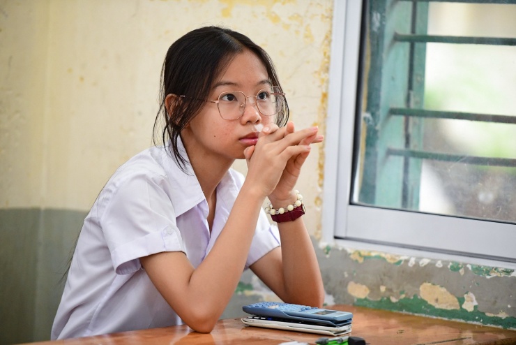 Học sinh thi vào lớp 10 TPHCM năm 2025. Ảnh: Nguyễn Huế