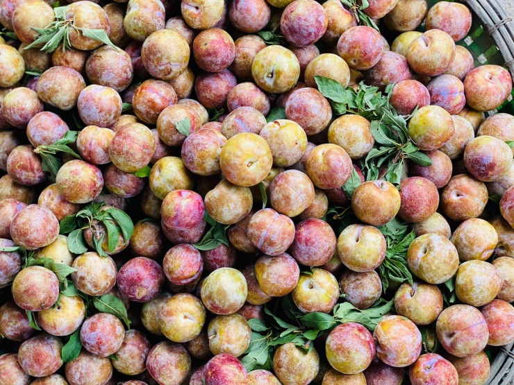 Mận Việt Nam thường có vị hơi chua, thanh, khi chín thì ruột ngọt nhưng phần vỏ vẫn hơi chua nhẹ.