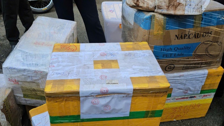 Ma túy là tang vật trong các vụ án hình sự được niêm phong, cất trong kho tang vật của Cục THADS TP.HCM và Phòng thi hành án hình sự và hỗ trợ tư pháp Công an TP.HCM. Ảnh: SONG MAI