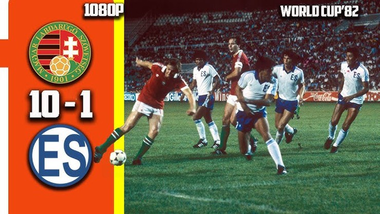 El Salvador cũng từng để thủng lưới 10 quả ở 1 kỳ World Cup