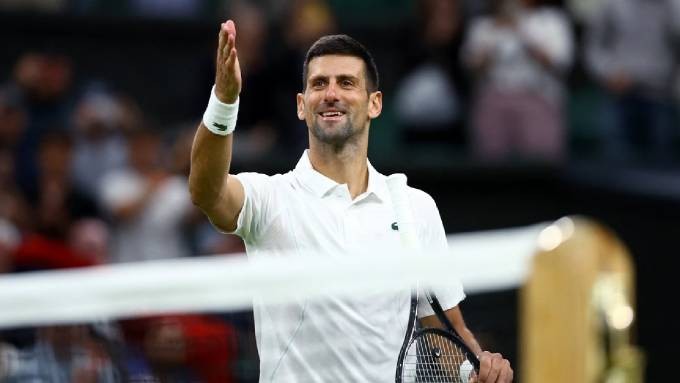 Tay vợt người Serbia Novak Djokovic. Ảnh: Reuters