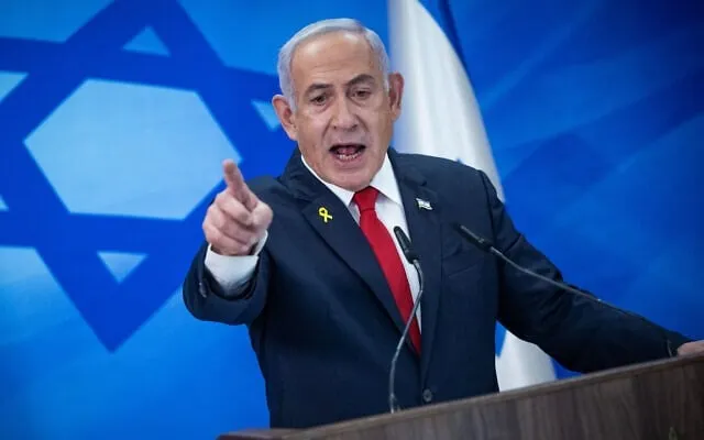 Thủ tướng Israel Benjamin Netanyahu. Ảnh: Yonatan Sindel/FLASH90